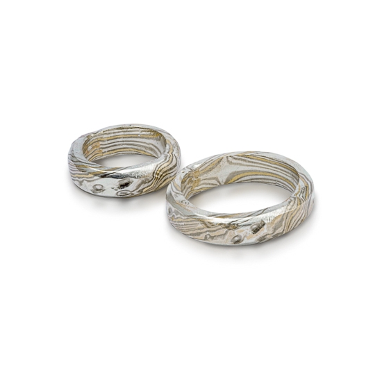 mokume_gane_ringe_handgeschmiedet