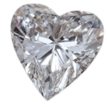 Diamant im Herz-Schliff für romanischen Verlobungsring